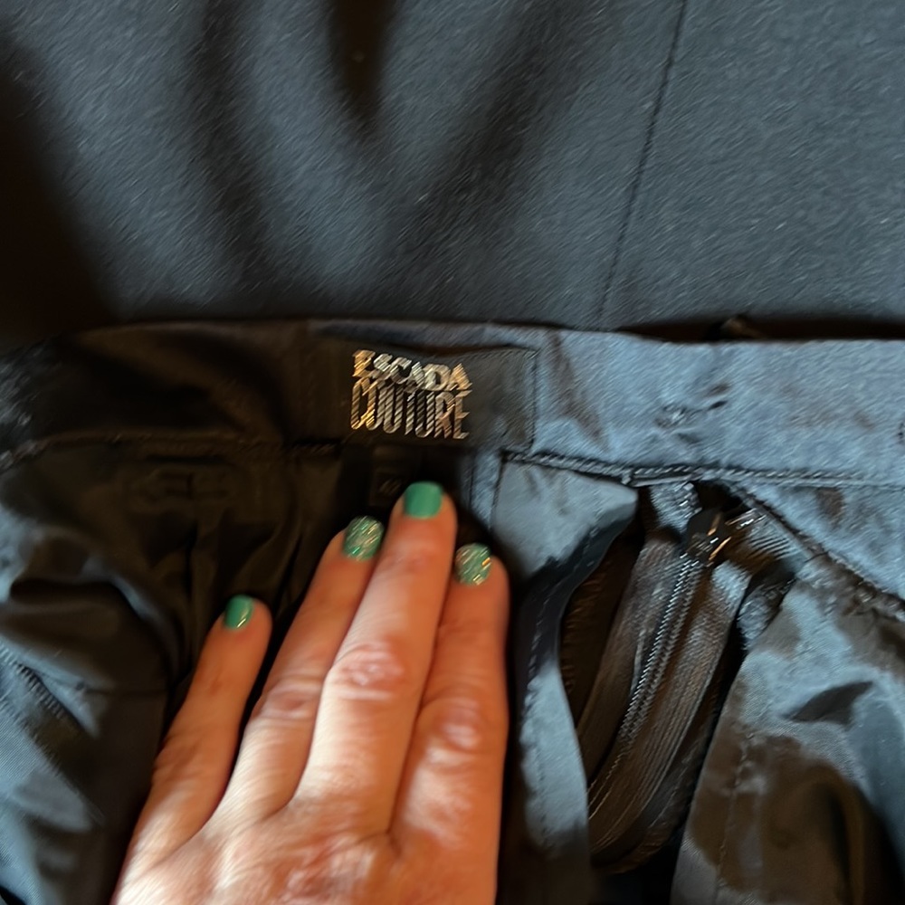 Wool Tuxedo Style Skirt - image 5